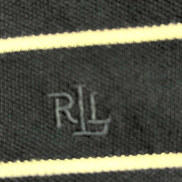 Ralph Lauren-blue and white with gold buttons polo shirt-size 2X large - Picture 3 of 5